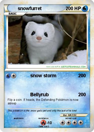 Pokemon snowfurret