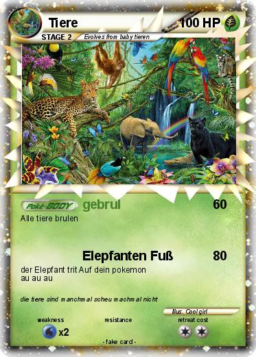 Pokemon Tiere