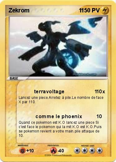 Pokemon Zekrom                               1