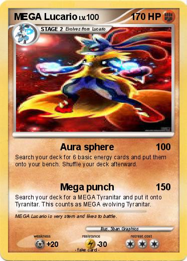 Pokemon MEGA Lucario