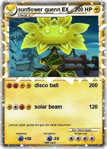 Pokemon sunflower quenn EX