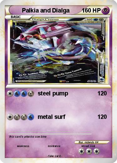 Pokemon Palkia and Dialga