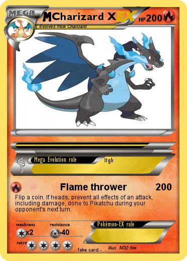Pokemon Charizard X