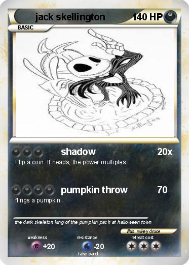 Pokemon jack skellington