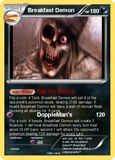 Pokemon Breakfast Demon