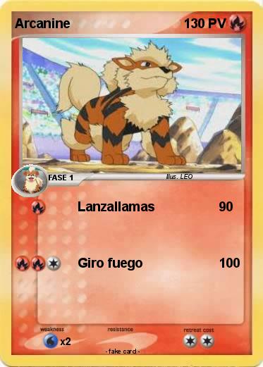 Pokemon Arcanine