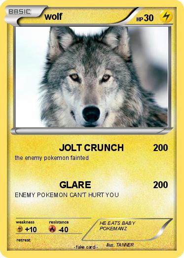 Pokemon wolf