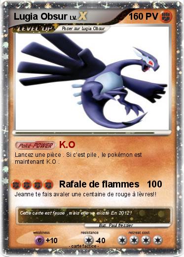 Pokemon Lugia Obsur