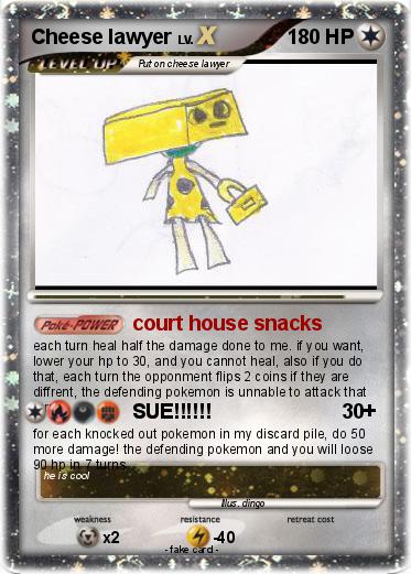 Pokemon Cheese lawyer