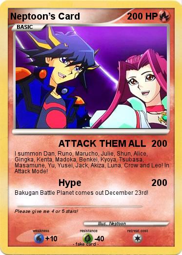 Pokemon Neptoon’s Card