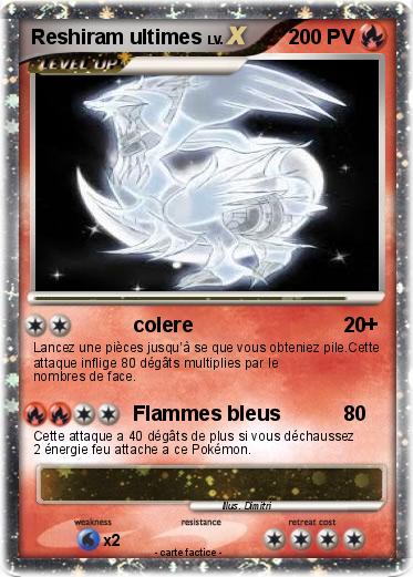 Pokemon Reshiram ultimes