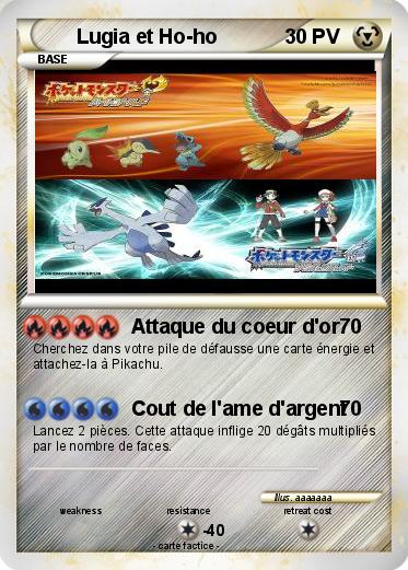 Pokemon Lugia et Ho-ho