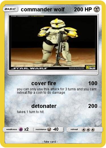 Pokemon commander wolf