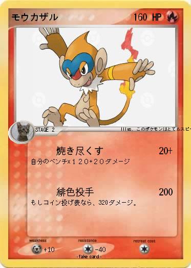 Pokemon モウカザル
