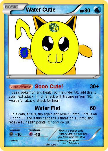 Pokemon Water Cutie