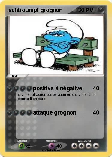 Pokemon schtroumpf grognon