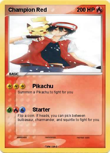 Pokemon Champion Red