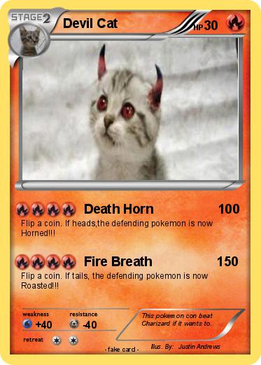 Pokemon Devil Cat