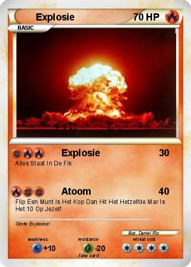 Pokemon Explosie