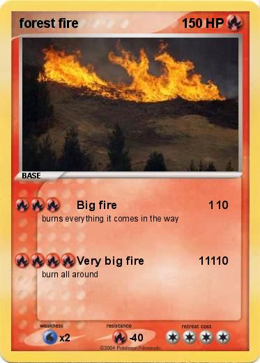 Pokemon forest fire