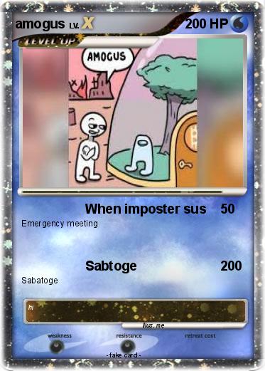 Pokemon amogus