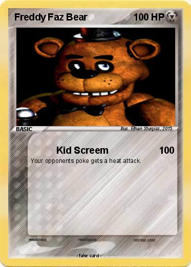 Pokemon Freddy Faz Bear