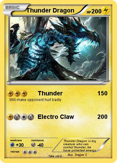 Pokemon Thunder Dragon