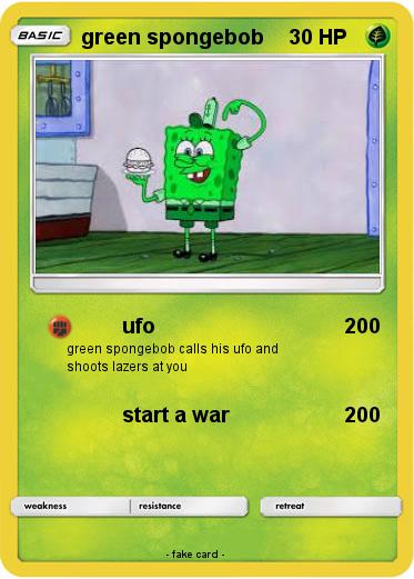 Pokemon green spongebob