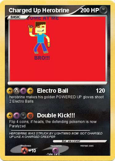 Pokemon Charged Up Herobrine
