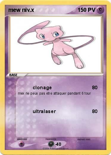 Pokemon mew niv.x
