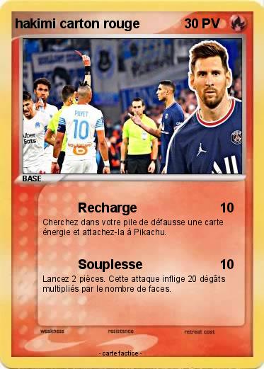 Pokemon hakimi carton rouge