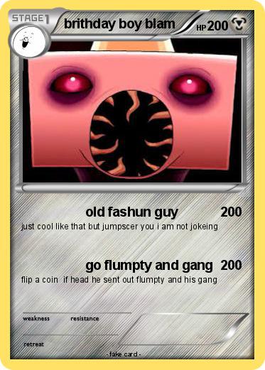 Pokemon brithday boy blam