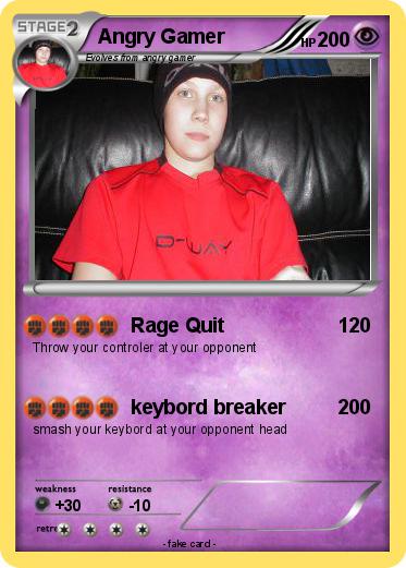 Pokemon Angry Gamer