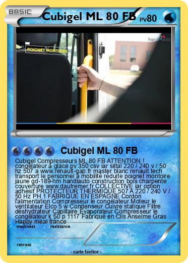 Pokemon Cubigel ML 80 FB