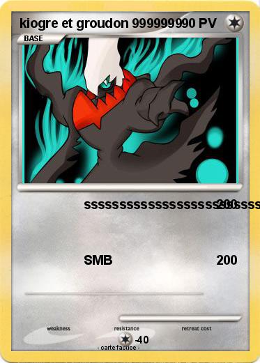 Pokemon kiogre et groudon 9999999