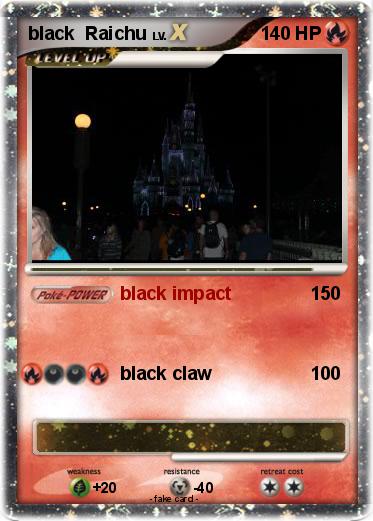 Pokemon black  Raichu