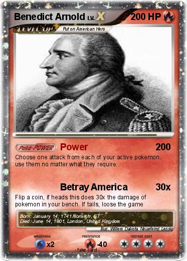 Pokemon Benedict Arnold