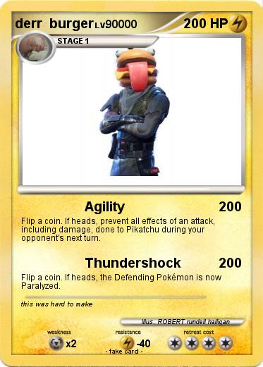 Pokemon derr  burger