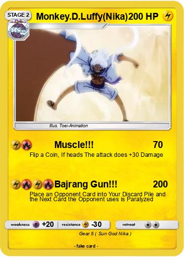 Pokemon Monkey.D.Luffy(Nika)