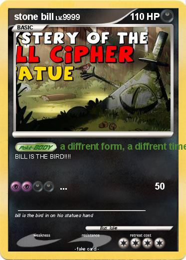 Pokemon stone bill