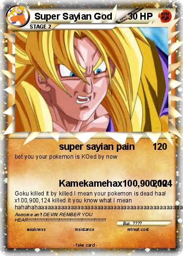 Pokemon Super Sayian God