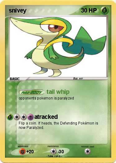 Pokemon snivey