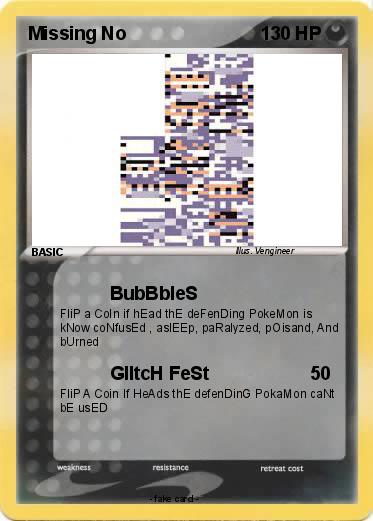 Pokemon Missing No