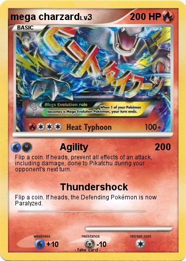 Pokemon mega charzard
