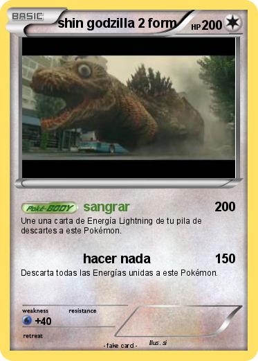 Pokemon shin godzilla 2 form