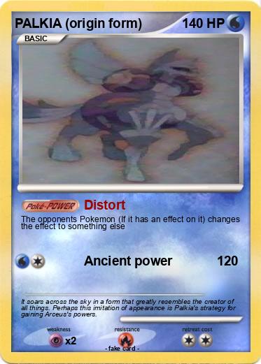 Pokemon PALKIA (origin form)