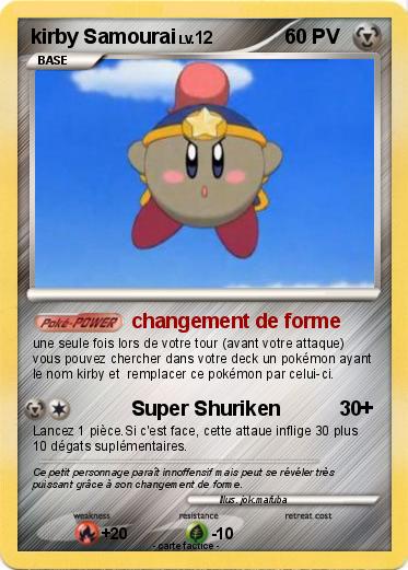 Pokemon kirby Samourai