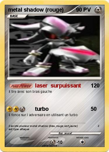 Pokemon metal shadow (rouge)