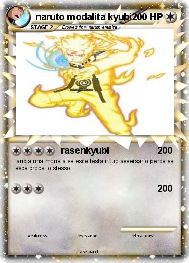 Pokemon naruto modalita kyubi