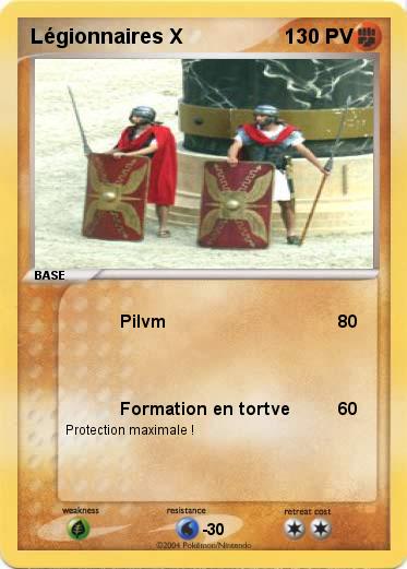Pokemon Légionnaires X